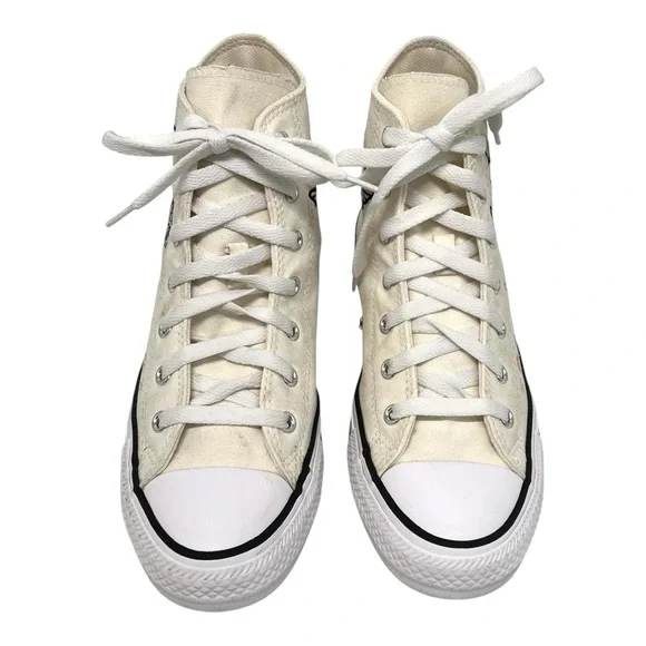 Converse Chuck Taylor Butterfly Embroidered High Top Canvas Sneakers Women’s 6 - Picture 5 of 16